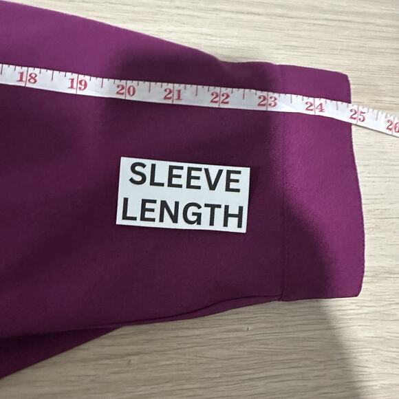 Universal Standard Women’s Crêpe De Chine V-Neck Blouse Top Akala Purple Size 5X - Picture 10 of 10